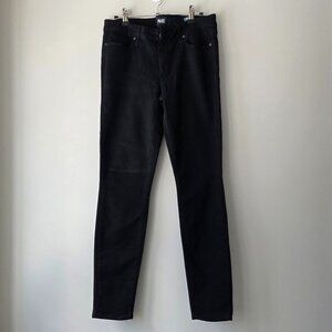PAIGE Black Verdugo Ultra Skinny Jeans | Size 30 | Ankle 5 Pocket Zip Fly EUC